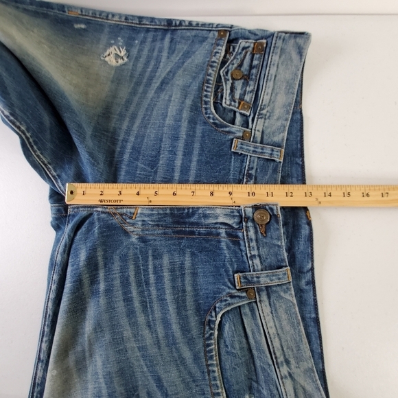True Religion Geno Relaxed Slim Jeans Men's Size 40 Button Flap Back Pockets - Picture 10 of 16